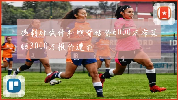 热刺对武什科维奇估价6000万布莱顿3000万报价遭拒